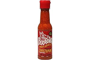 Perky Perrona Chiltepin Red Hot Sauce | Red Chiltepin Pepper Salsa |...