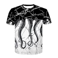 ★【Material】: 95% Polyester, 5% Elastane High quality soft and comfortable material ★【Color】:3D printing dye-sublimation, Fully printed T-shirts are uniquely produced using special sublimation technology. Bright colors, will not fade, crack, peel or p...
