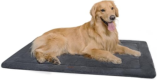 Miniatura 22 de Made4Pets Cojín Cama para Jaula de Perros Medianos y Grandes, Lavable y Reversible, Tapete Antideslizante para Perrera para un Sueño Acogedor, Cama