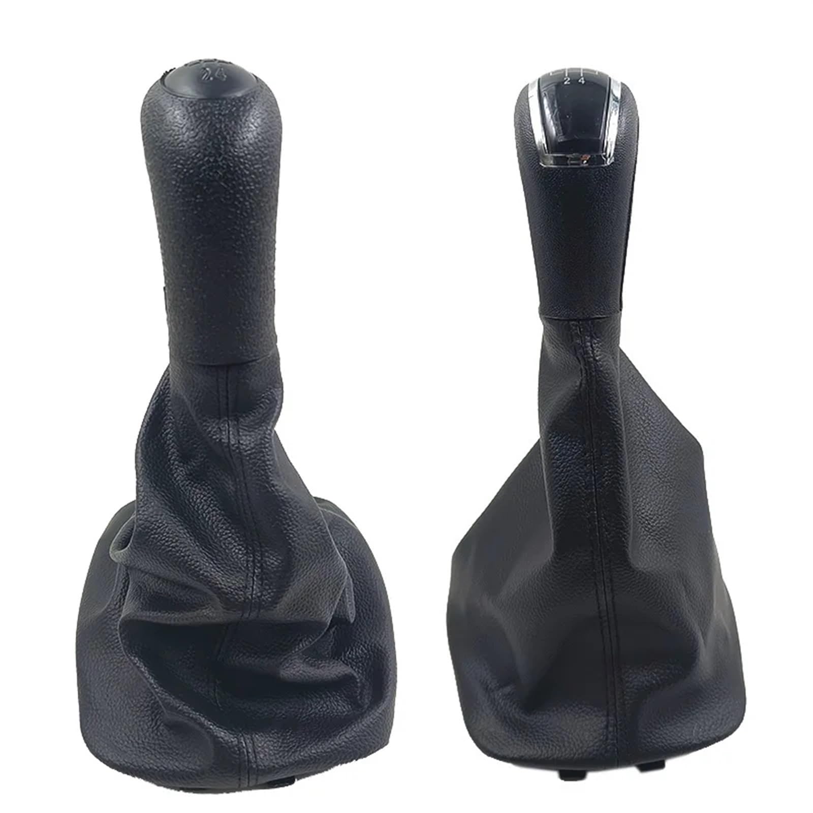 Pomello Leva Cambio In Pelle Per Skoda Octavia A4 1 MK1 (1997-2011) – Kit Con Cuffia E Telaio Copertura, Cambio Manuale