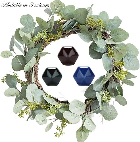 Miniatura 9 de Perilla Home Juego de 6 pomos de cerámica para armarios y cajones, pomos decorativos para el hogar, cocina, gabinete, armario, puerta de cristal,