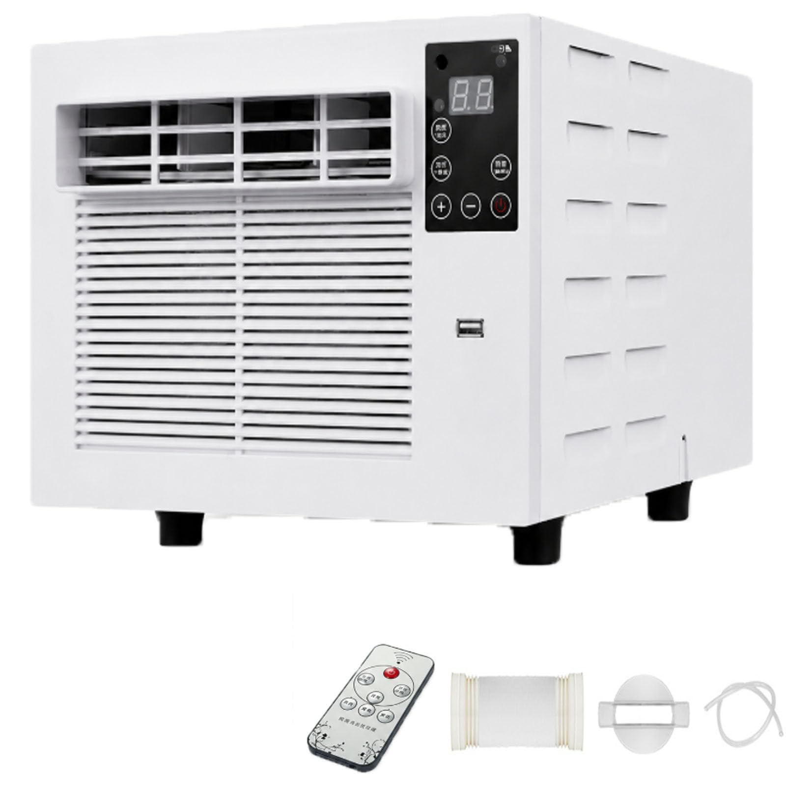 ErShangMao Mobile Tent Air Conditioner, Camping Ac Unit,2026 Portable Air Cooler With 1876 Btu Cooling, Dehumidifying Mode, Digital Led, Timer And Remote For Tents, Campervans, Rvs AC