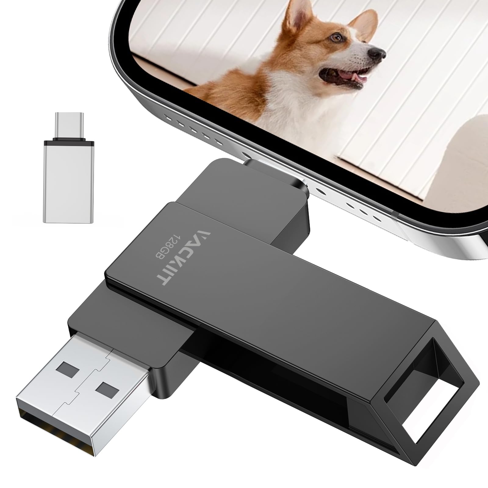 Amazon.co.jp: Vackiit【MFi認証取得】iPhone用USBメモリー 512GB 高速 