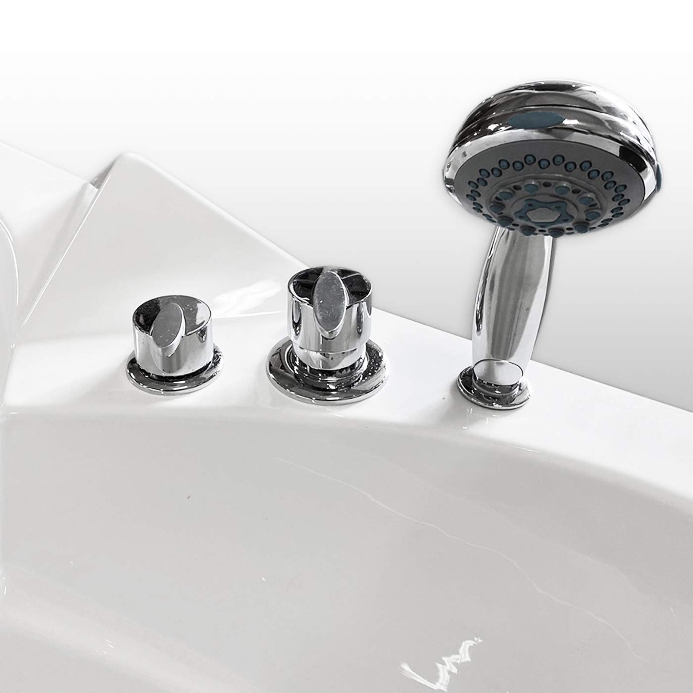 Bañera hidromasaje Jakuzzi Bañera de esquina spa hidromasaje Piscina Spa nueva Terapia luz de colores Jakuzzi para 2 nueva 135 x 135