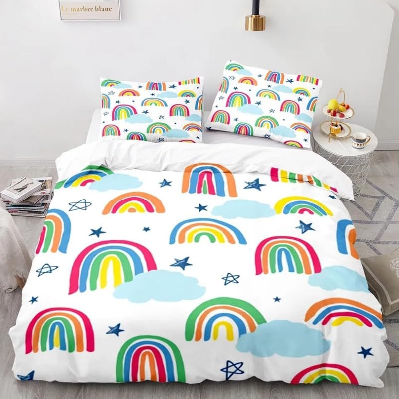 Housse de couette 220x240 douce en microfibre 110g/㎡ pour un sommeil réparateur