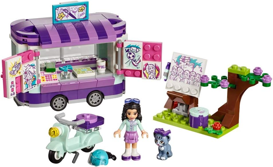 LEGO Friends Emma’s Art Stand 41332 Building Set (210 Pieces)