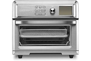 Cuisinart Air Fryer Toaster Oven with Intuitive Digital Display and 10 Versatile Cooking Functions