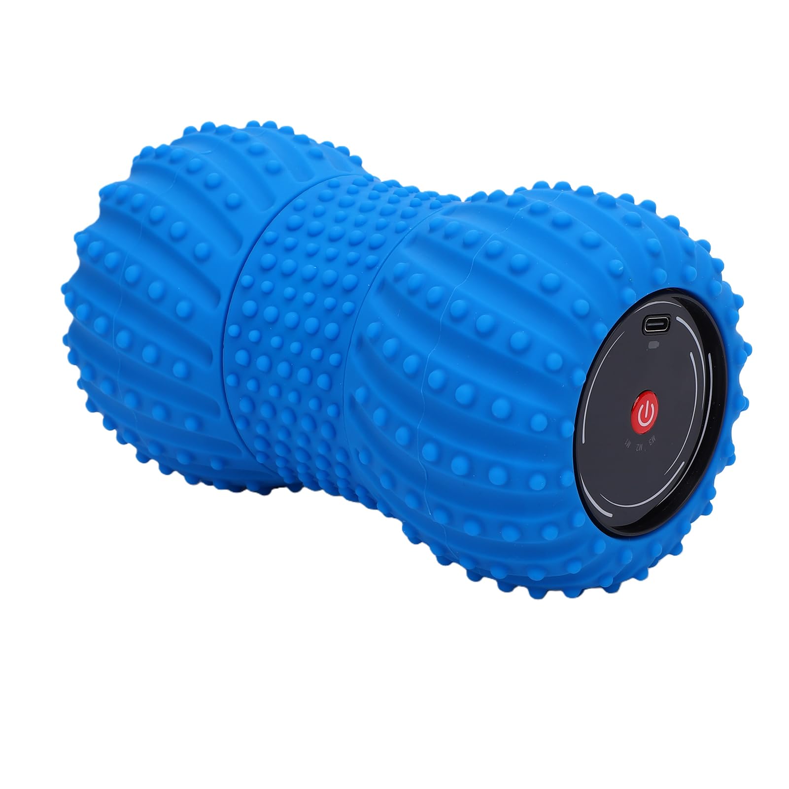 Haofy Bola de Masaje Eléctrica de maní, Recargable con Altavoz Incorporado, Batería de 800 MAh para Recuperación de Yoga en la Oficina en Casa y Entusiastas del Fitness.Forma Ergonómica de maní para