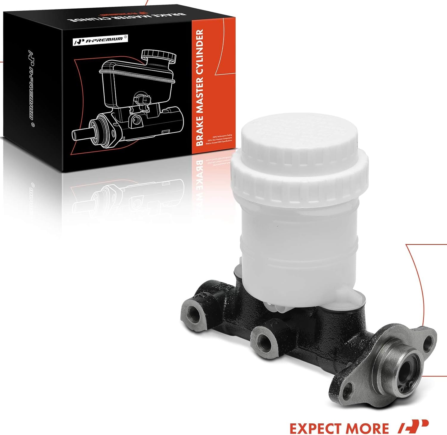 A-Premium Brake Master Cylinder with Reservoir Compatible with Mitsubishi, Dodge and Plymouth Vehicles - Tredia 1983-1988, Galant 1985-1987, Cordia 1983-1988, Colt 1984-1987