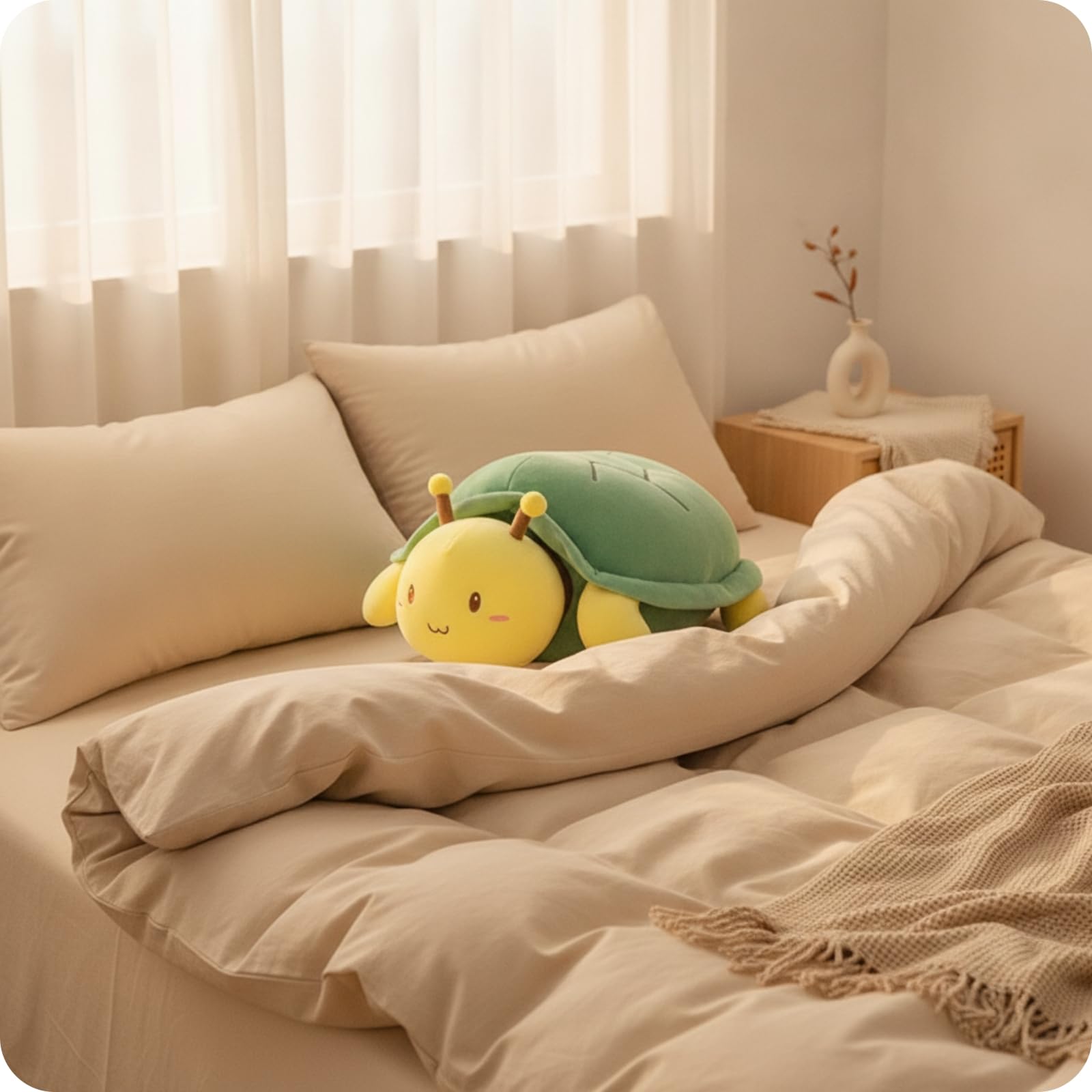 MagiDeal Cuscino Indossabile Peluche Cuscino Peluche Cuscino Morbido Cuscino Corpo Imbottito Che Sostiene il Riposo E La Seduta Adatto per Relax Serale Lettura Casa Regalo, 80cm