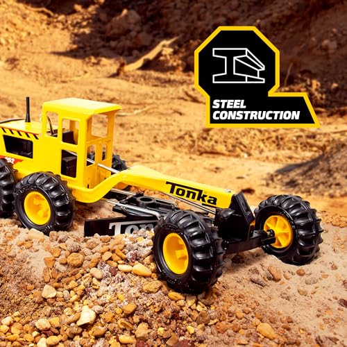 image for Tonka Steel Classics Road Grader - Made with Steel & Sturdy Plastic, Y