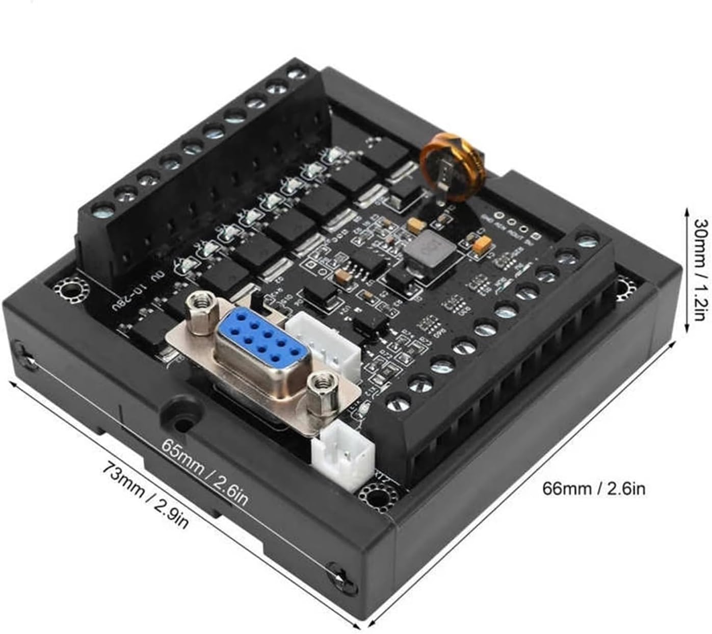 FX1N-20MT PLC Board 12 inputs and 8 outputs 10-28VDC Power Supply with Base Programming line 1AD+1DA optocoupler Isolation Transistor Output