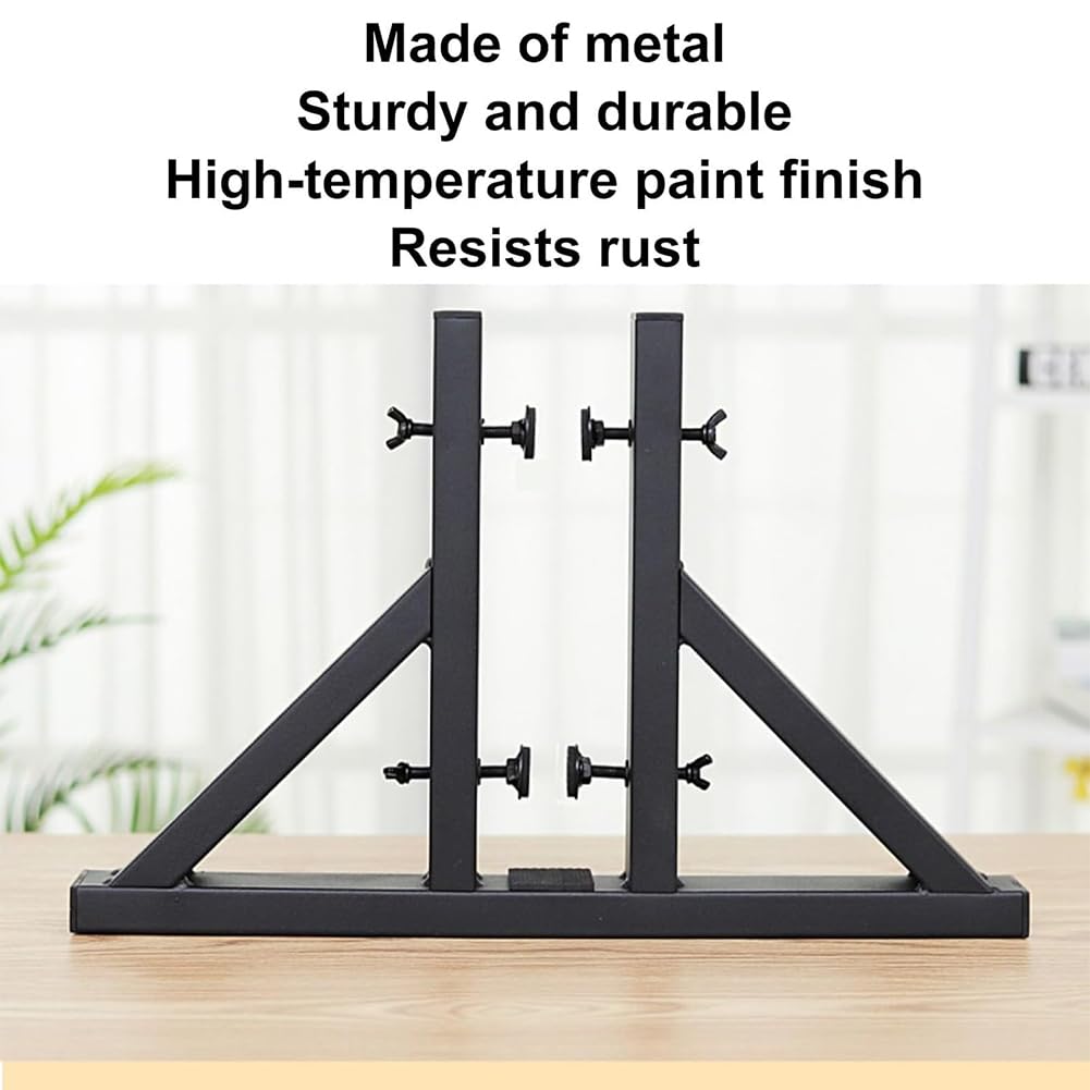 Espositore per Piastrelle con Porta in Vetro Regolabile per scaffali per Campioni in Ceramica Resistente e Pannelli di Grandi Dimensioni, per mostre di Negozi o Artigianato, 2 Pezzi,50x53cm
