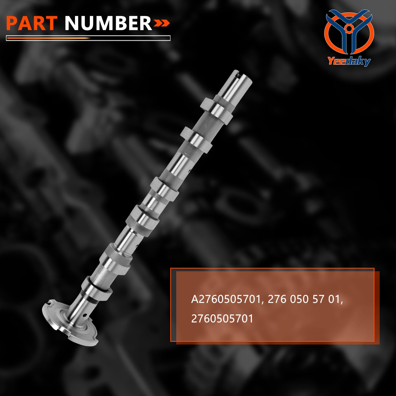 Linke Fahrerseite Ansaugnockenwelle für 2012–2015 Mercedes-Benz C350 A2760505701
