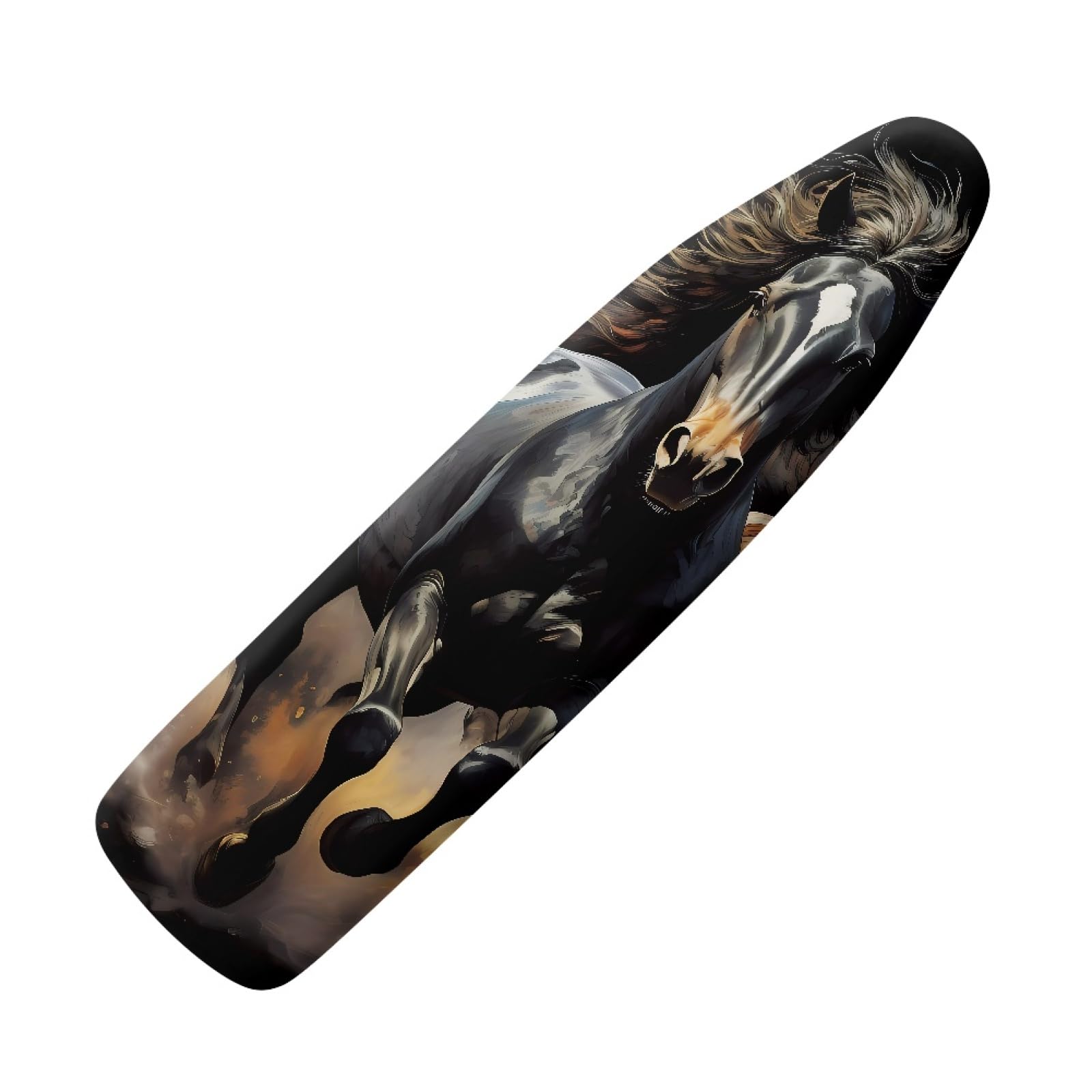 Wanyint Horse Print Ironing Board Covers Fits Standard Sizes Ironing Board Protector Washable Soft Fabric Cozy Nose Pocket 55" x 16"