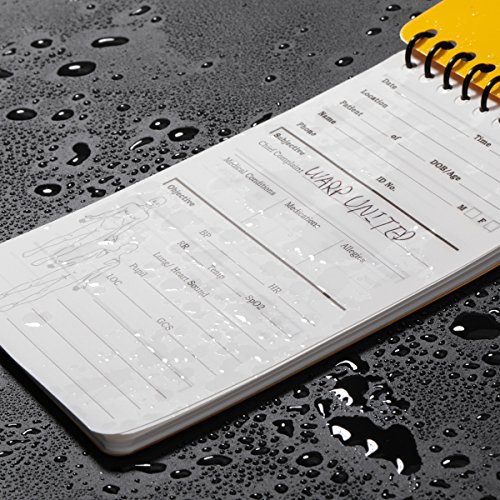 warp united full waterproof emt point of care soap note notepad 634 x 3-3434 version na103