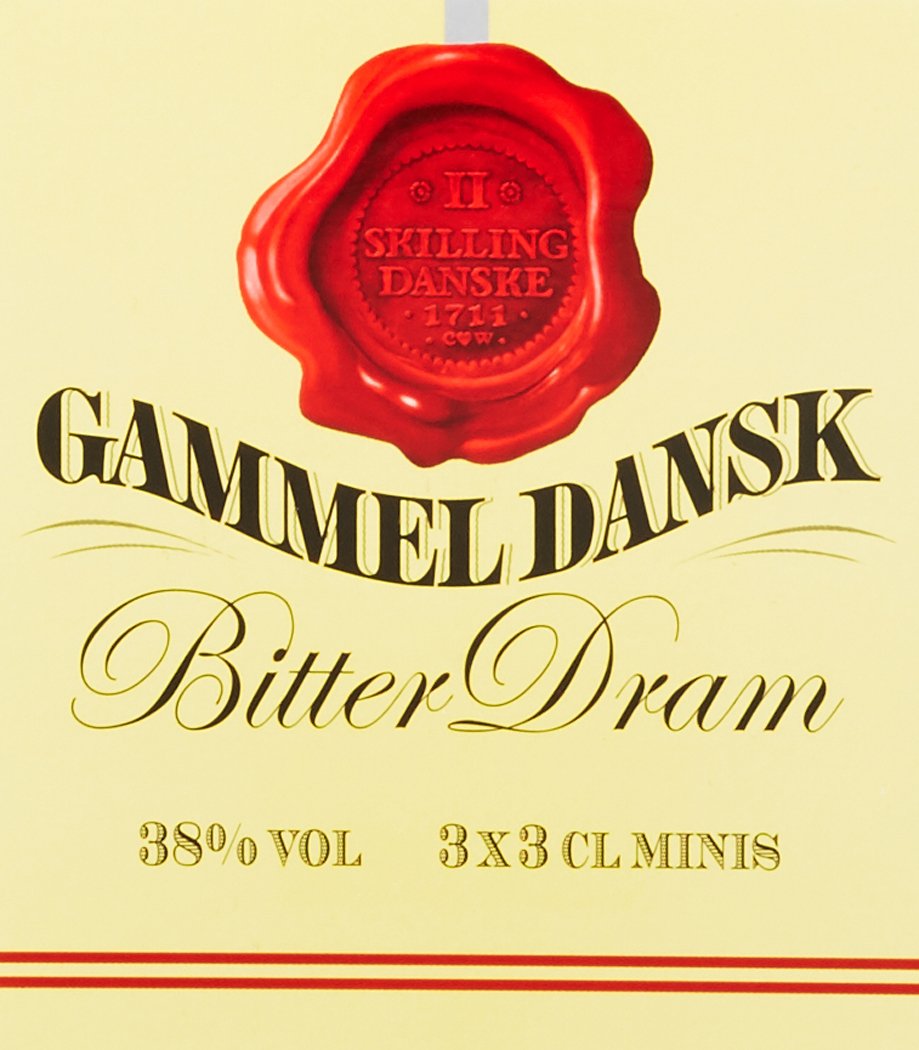 Gammel Dansk Bitter 38% Absinth (3 x 0.03 l)