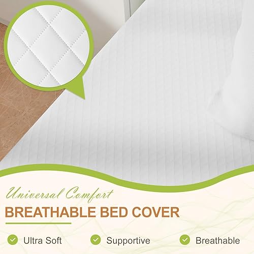 Miniatura 6 de NChanmar Colchón matrimonial de 8 pulgadas, colchón matrimonial de espuma viscoelástica de gel, alivia la presión, espuma de gel refrescante,