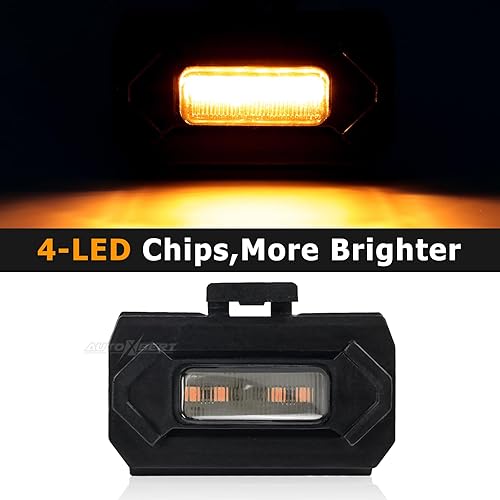 Miniatura 9 de AUTOXBERT Tacoma - Luces LED para parrilla con arnés para Toyota Tacoma TRD PRO 2016 2017 2018 2019 Kit de iluminación LED Raptor para parrilla