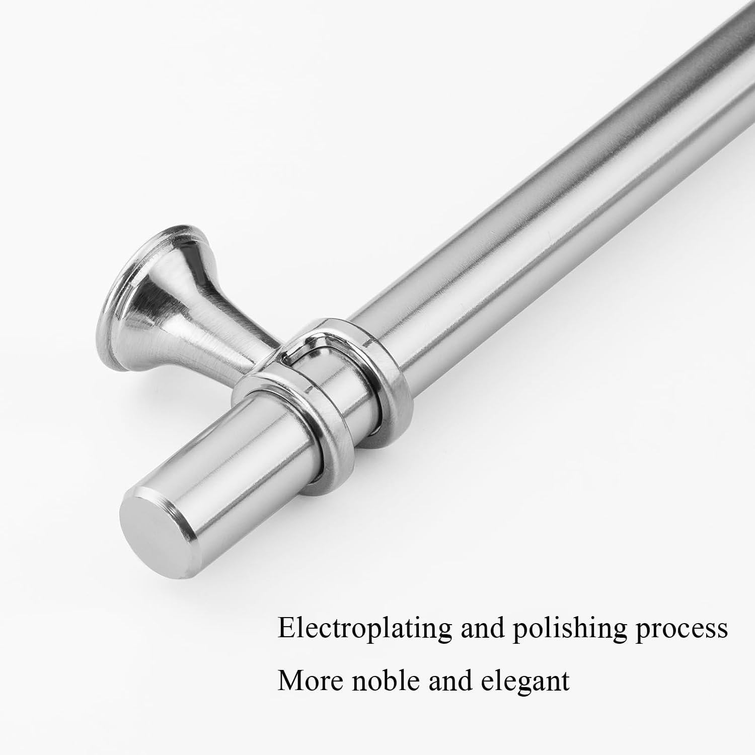 10 Pack Brushed Nickel Cabinet Pulls Silver Kitchen Cabinet Handles 3 Inch Satin Nickel Drawer Pulls for Dresser Bathroom,Zinc Alloy Base