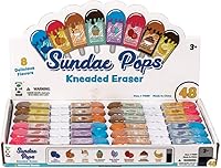 Vista 3 de Raymond Geddes Sunday Pops Kneadable Erasers (Pack of 48)
