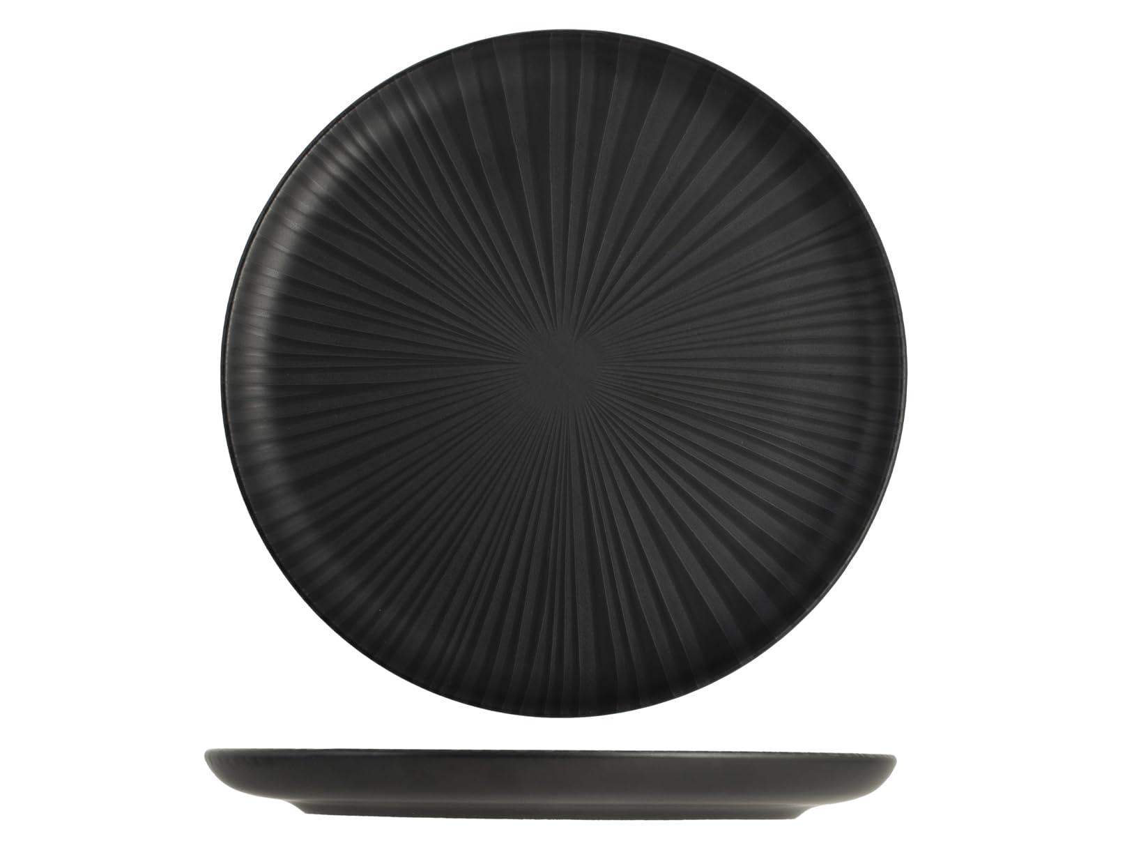H&H-Set 12 Piatti Piani, linea Venere, 26 cm, in stoneware, lavabili in lavastoviglie
