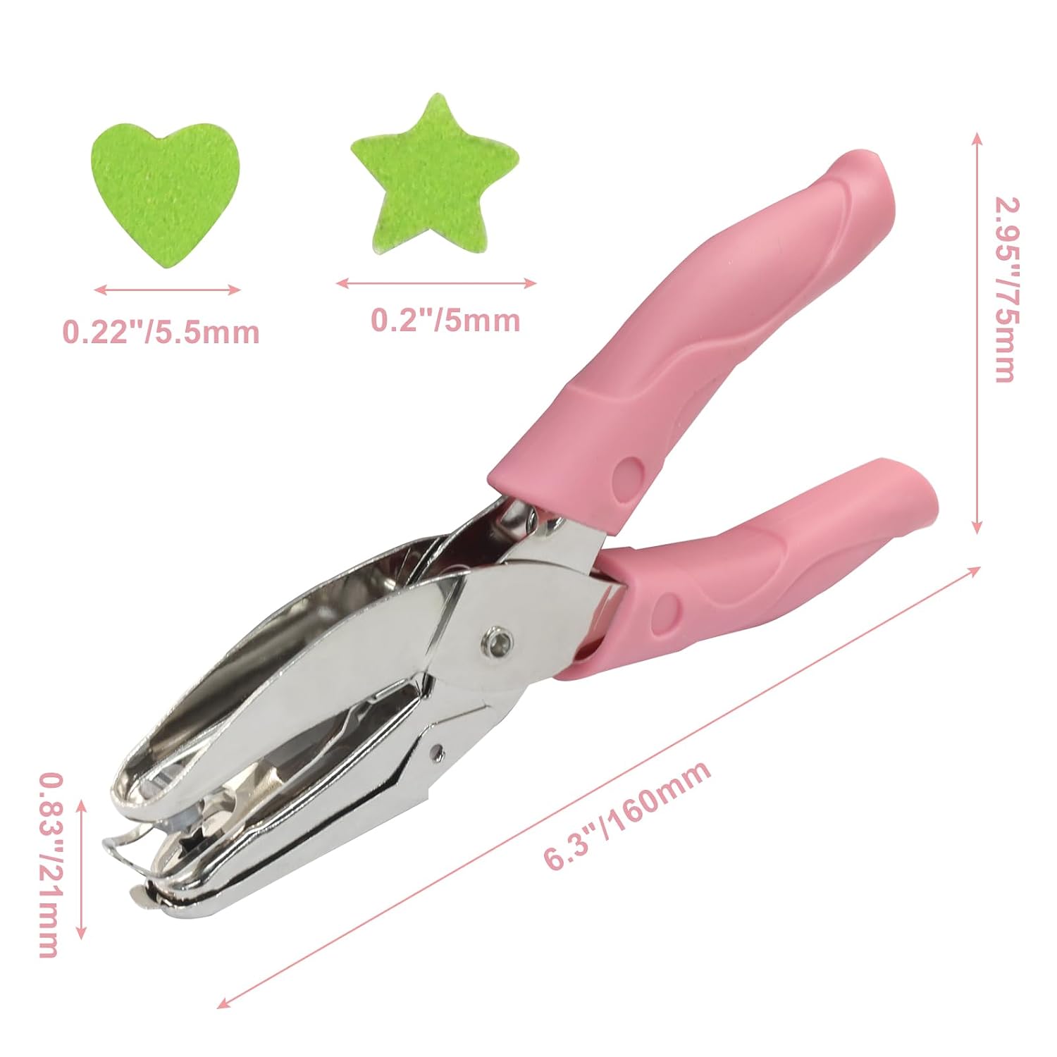 Handheld Hole Paper Punch Kit, 1/4 Inch image 3
