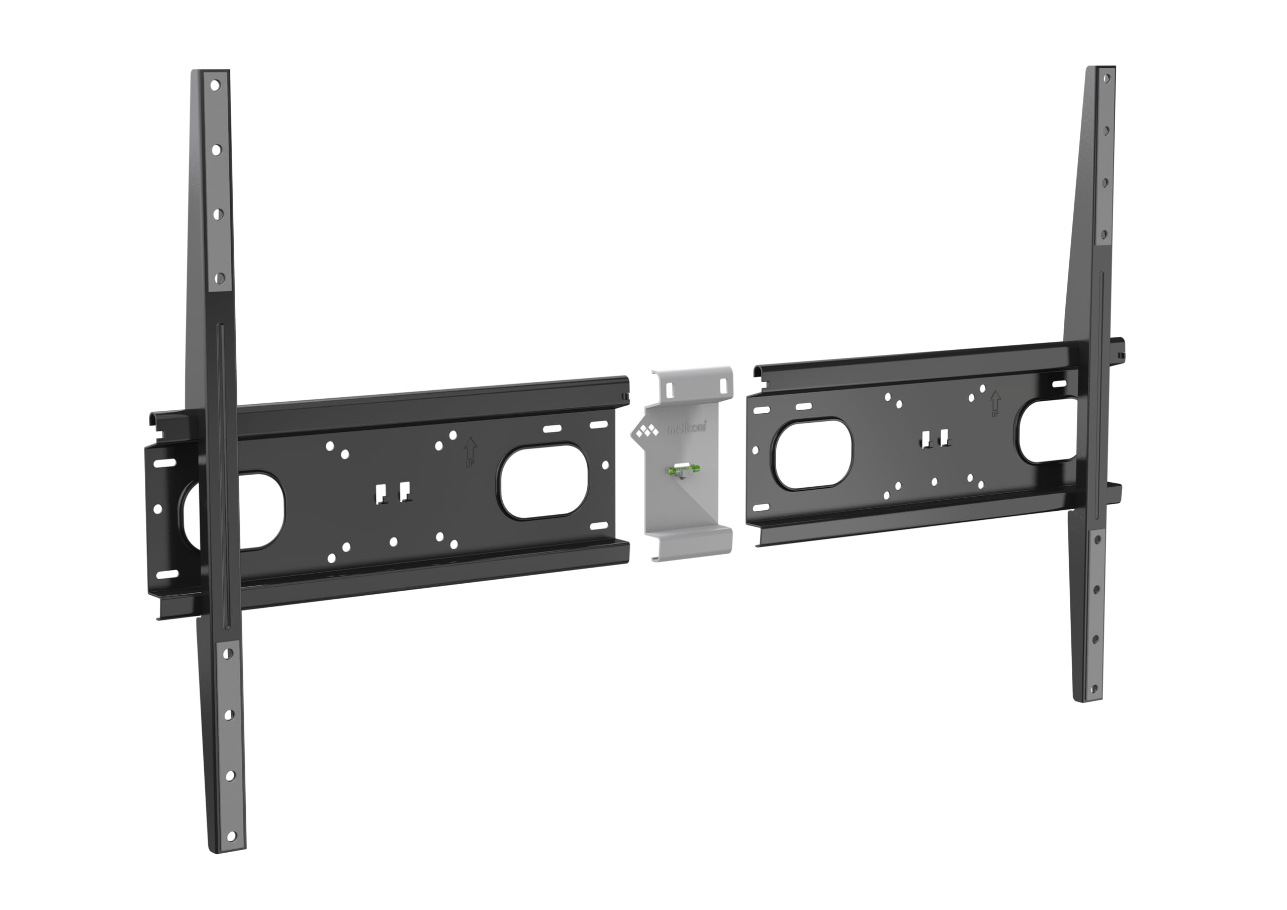 Meliconi, Slimstyle Extra 900F, Support TV Mural 65''-120'', Fixe, VESA 300-400-500-600-900, capacité maximale 100 kg, Convient également pour Les Murs en plaques de plâtre, fabriqué en Italie