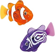 2 PCS Robot Fish Toy, Interactive Robotic Fish for Aquariums and Water Play, Realistic Swimming Motion for Ages 6 and Up, Vibrant Colors, Great Gift for Cat Owners and Toy Collectors