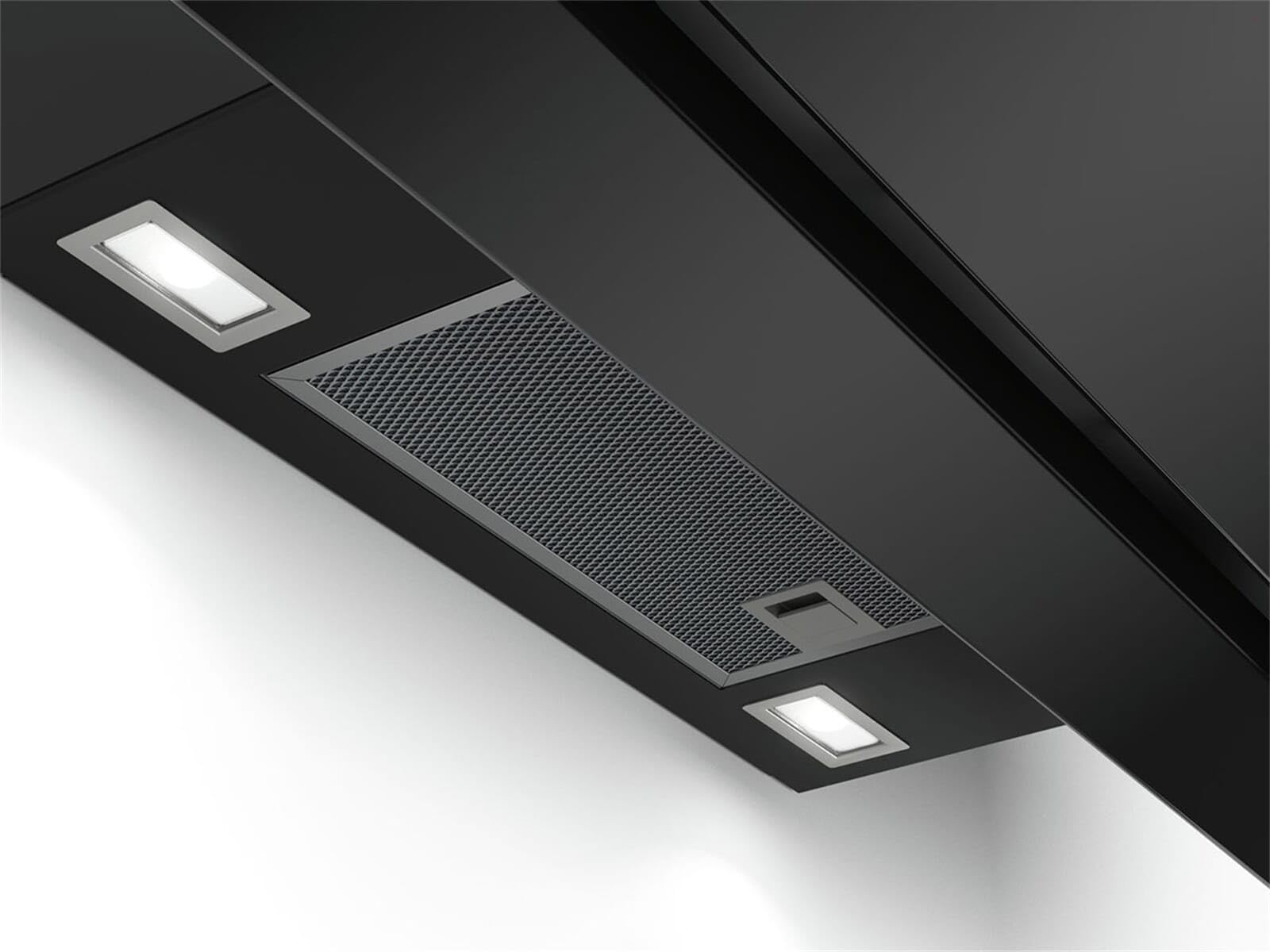 Bosch DWK97JM60 Serie 6 Schrägesse, 90cm breit, Um- & Abluft, Made in Germany, EcoSilence Drive leiser und effizienter Motor, LED-Beleuchtung gleichmäßige Ausleuchtung,DirectSelect intuitive Bedienung