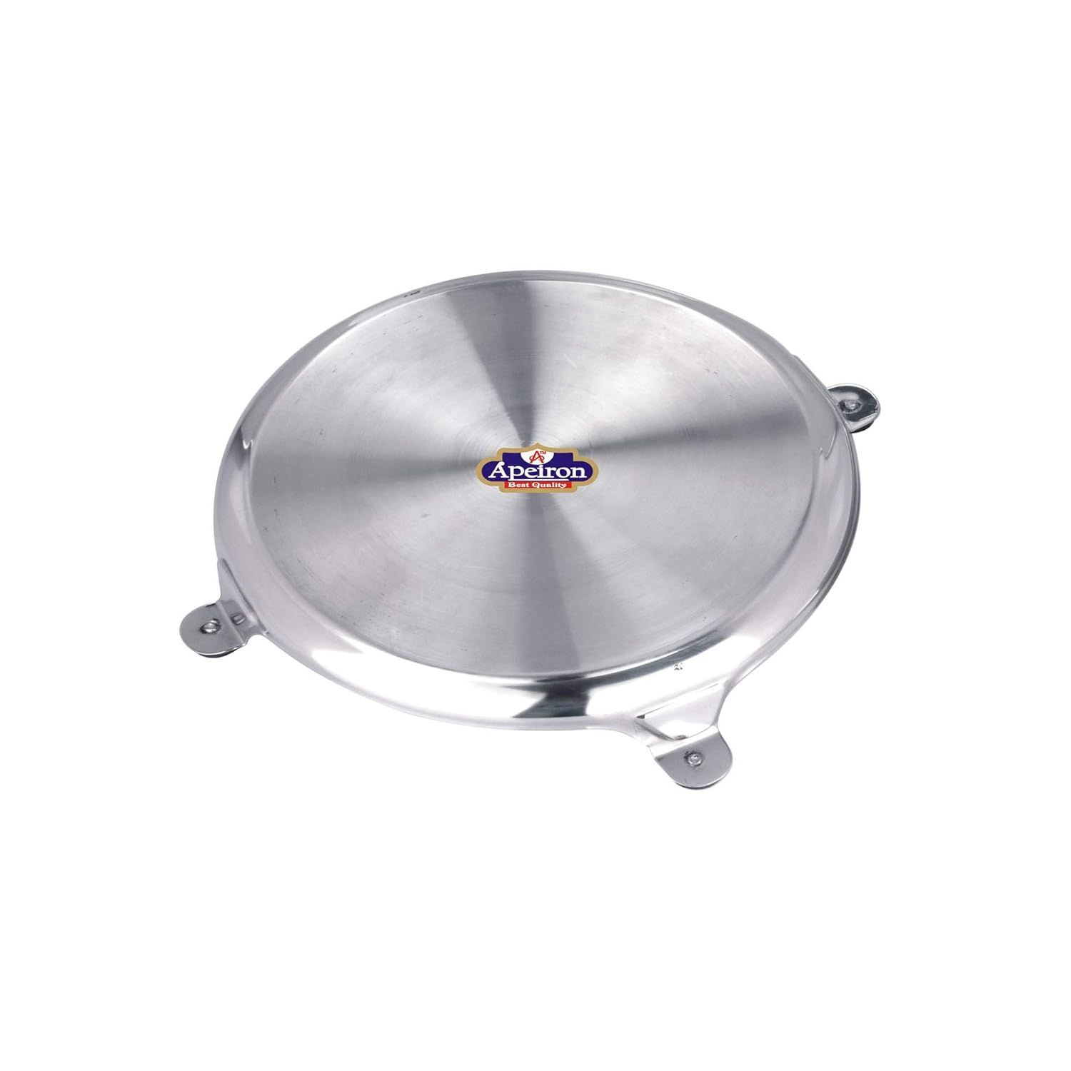 Apeiron Stainless Steel Rolling Pin/Belan (Rolling pin Board 530 Grams Silver Pack of 1)