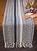 DII Farmhouse Braided Stripe Table Runner Collection, 15x108 (15x113, Fringe Included), Navy Blue