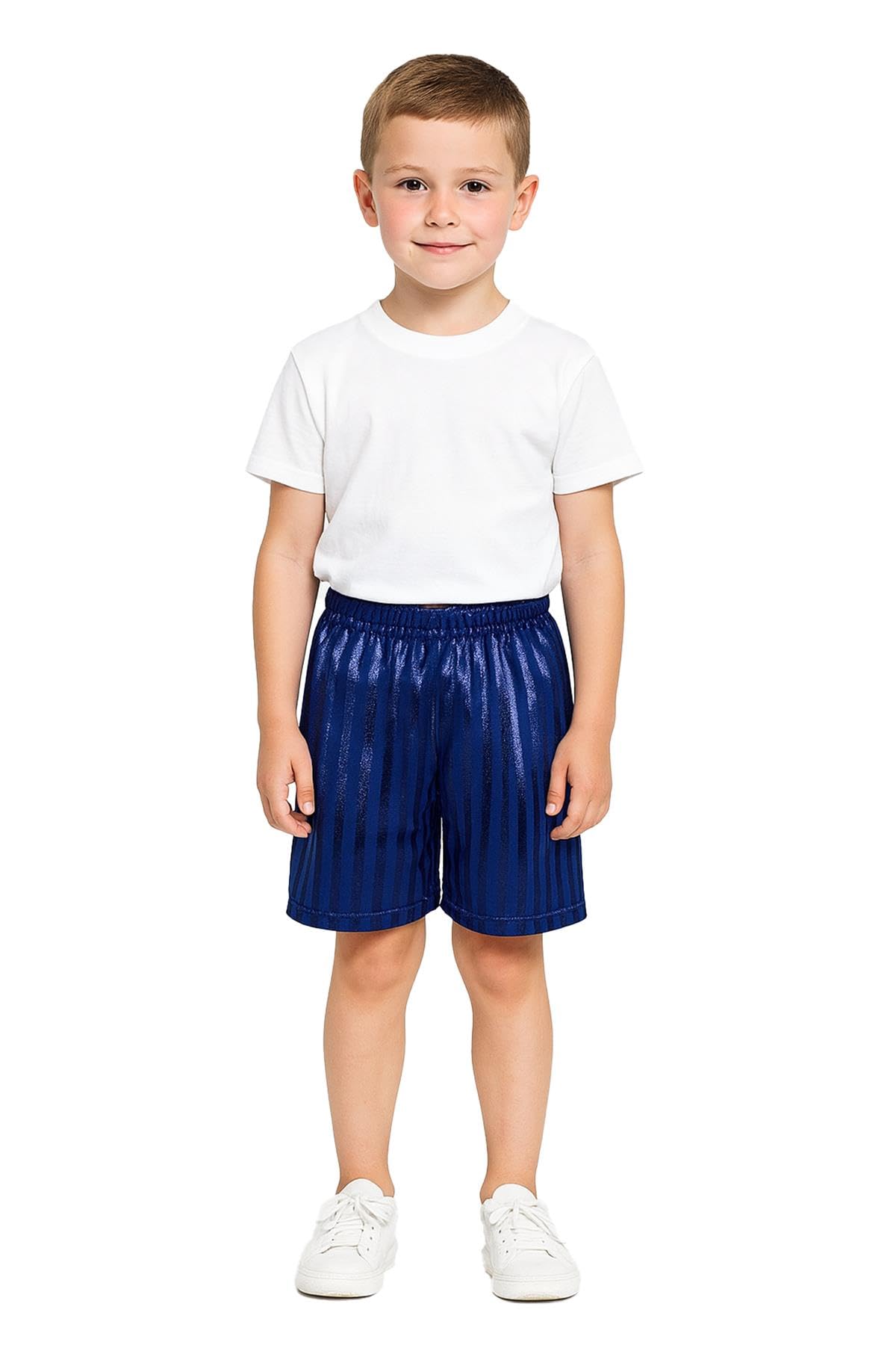 A2Z 4 Kids Boys Girls Shadow Stripe - Shadow Shorts Navy 5-6.