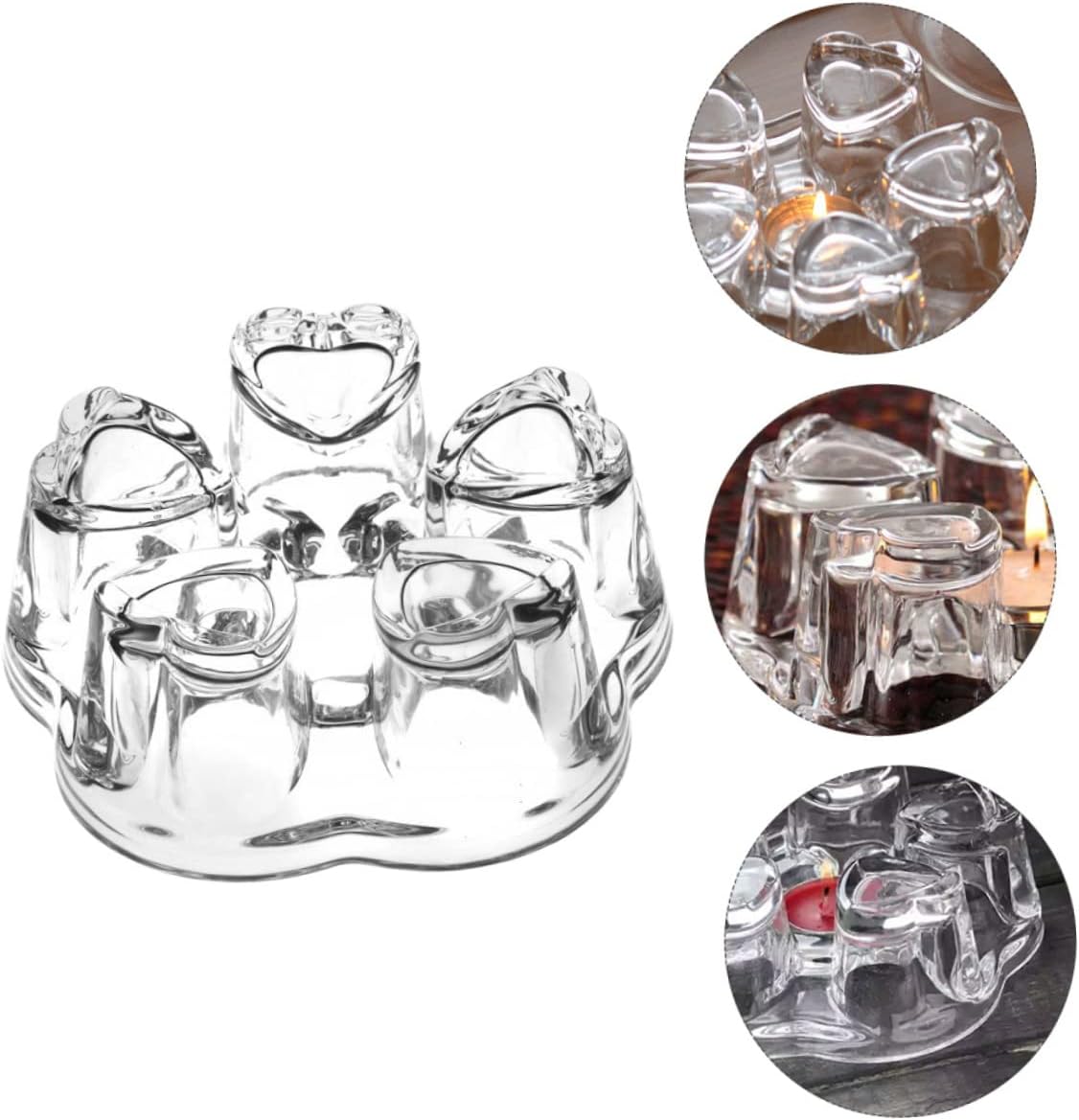 2pcs Quality Glass Teapot Warmer Warmer for Tea Kettle Stovetop Pot Base Accessory