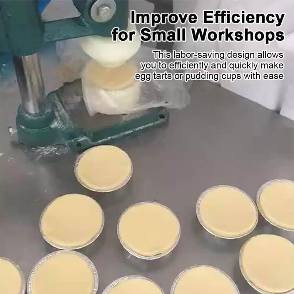 Pressa manuale per crostata di uova, strumento per stampaggio di conchiglie di crostata di crema pasticcera per casa, ristorante, pasticceria a mano