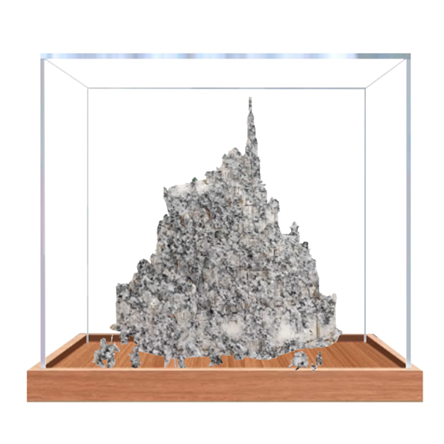 Acrylic Display Case for Le-go 11377 Castle Model, Dustproof Display Box (display box only) (StyleB 3mm)
