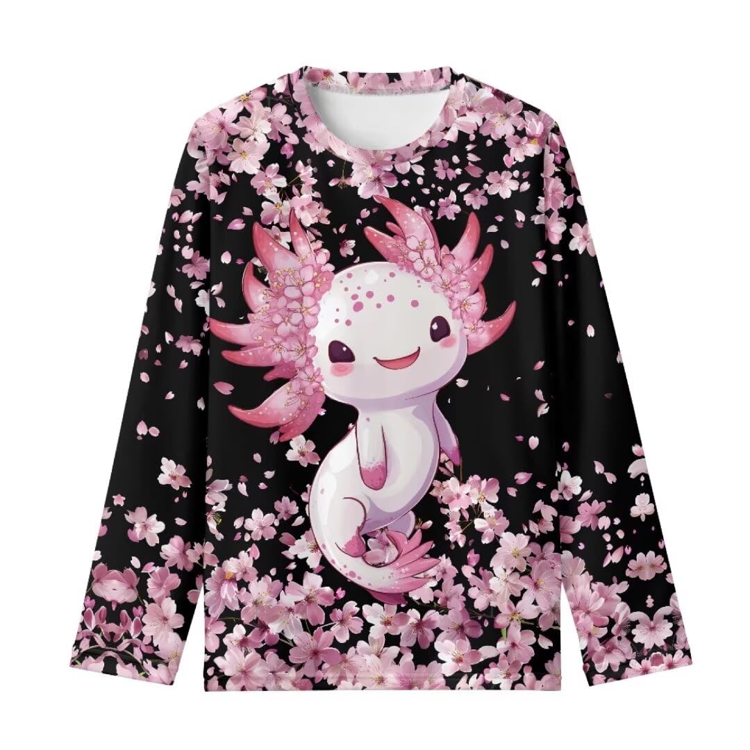 Long Sleeve Shirts for Girls Winter Tops 3-16t Cartoon T Shirts for Fall Clothes