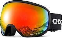 Vista 13 de Odoland Gafas de esquí – Antivaho OTG protección UV gafas de nieve y snowboard para hombres, mujeres, adultos, jóvenes, esquí, snowboard