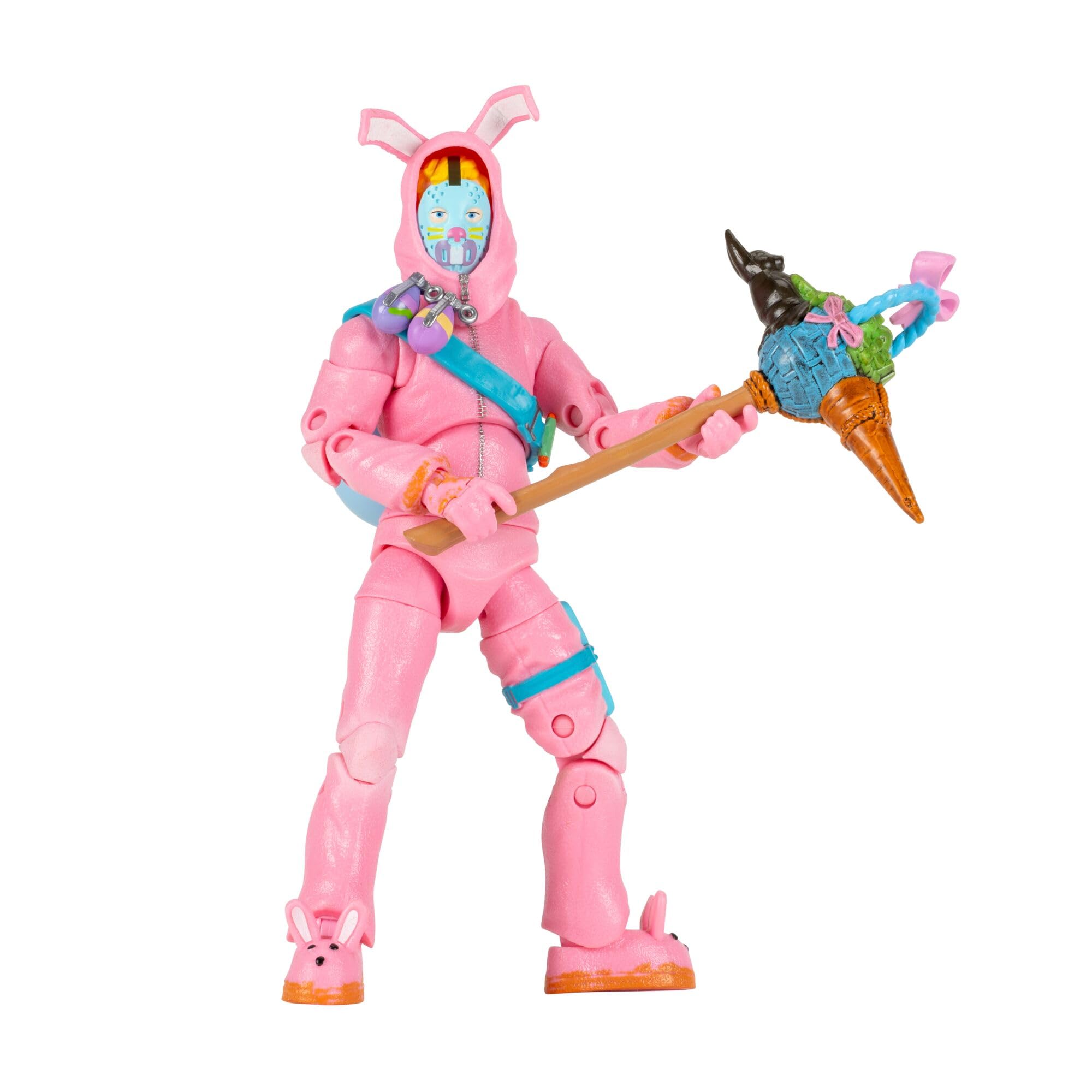 Fortnite Legendary Rabbit Raider - 6-inch Articulated Figure with Harvesting Tool, Back Bling, and Code for Bonus Virtual Item