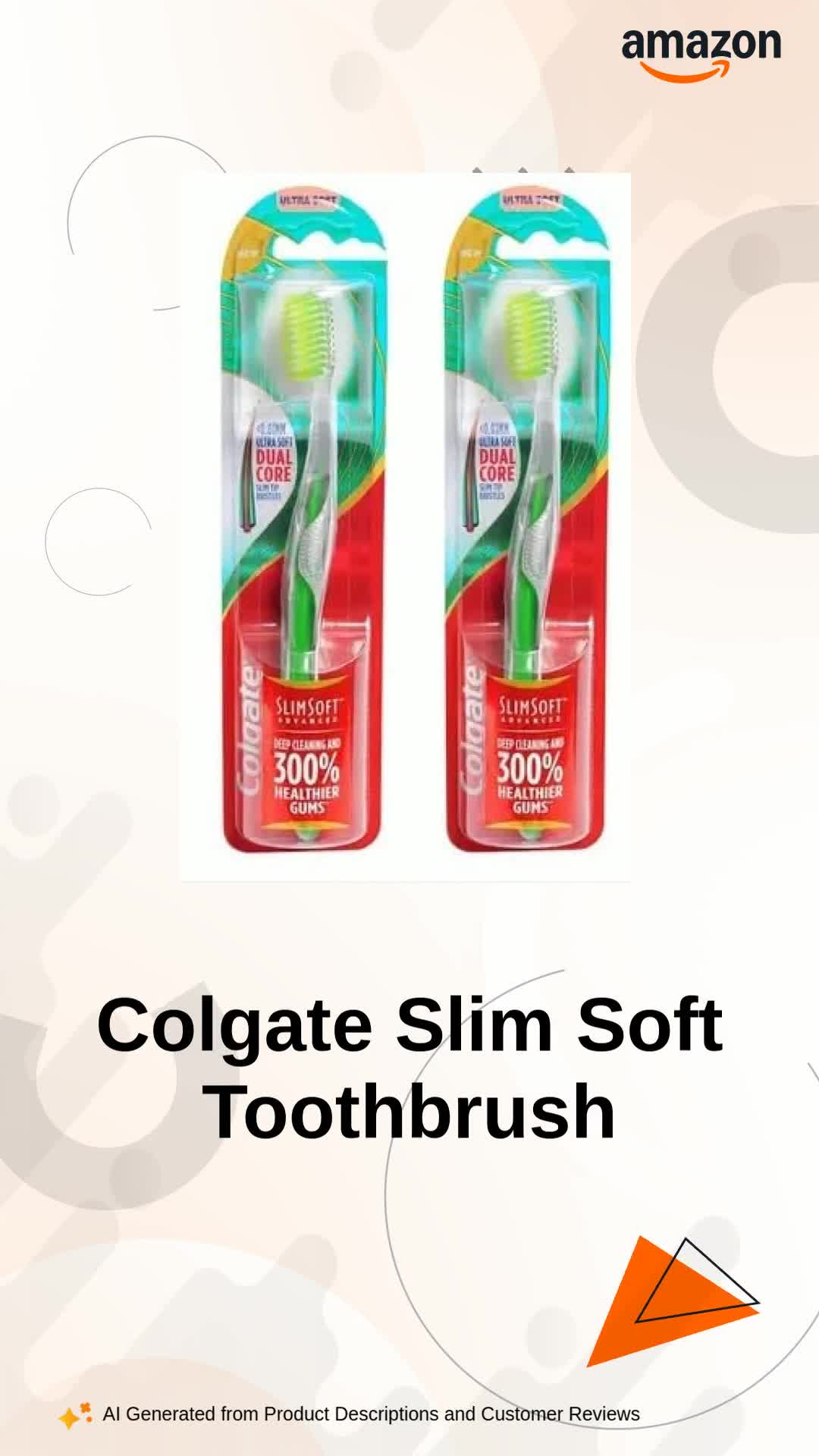 Colgate Watch Watch Colgate Slim Soft Toothbrush on Amazon Live