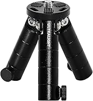 Vista 1 de Ultralight Adaptador de trípode de bastón de senderismo de 2.3 oz/67 g solamente – El taburete ULTripod Aluminio – Convierte postes o ramas