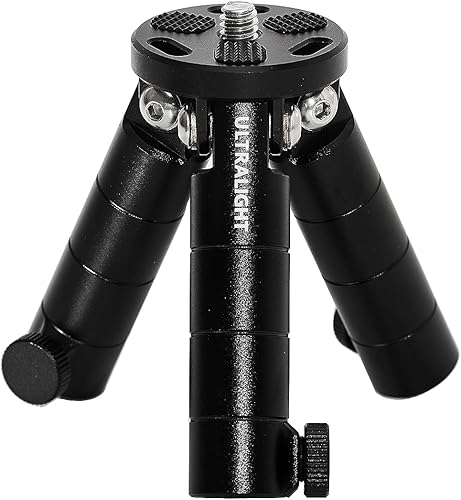 Ultralight Adaptador de trípode de bastón de senderismo de 2.3 oz67 g solamente  El taburete ULTripod Aluminio  Convierte postes o ramas de trekking
