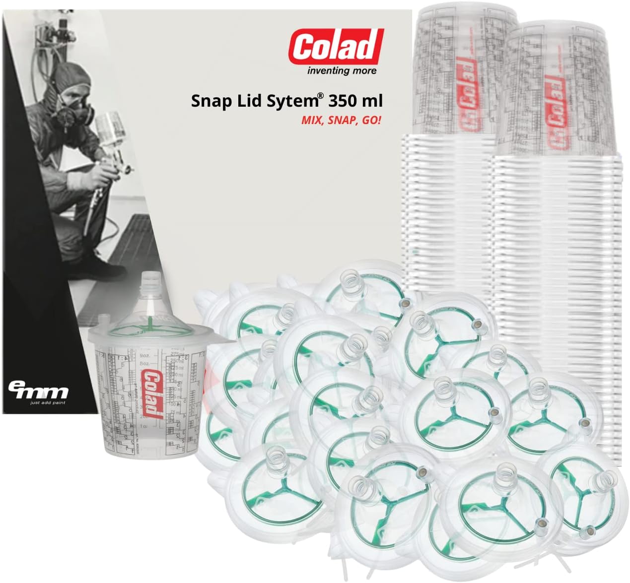 350 ml Lid System - 130 Microns by Colad