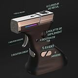 RAGNOK ErgoStrike7: Next-Gen FPS Gaming Mouse with Rebound Function (Black) - FPS Pistol Grip Mouse, Ergonomic Vertical Design, Wireless/Wired via USB for PC Players - 7