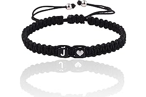 Customizable Adjustable Bracelets for Teen Girls: Express Your Style with Initial Charm Bracelets