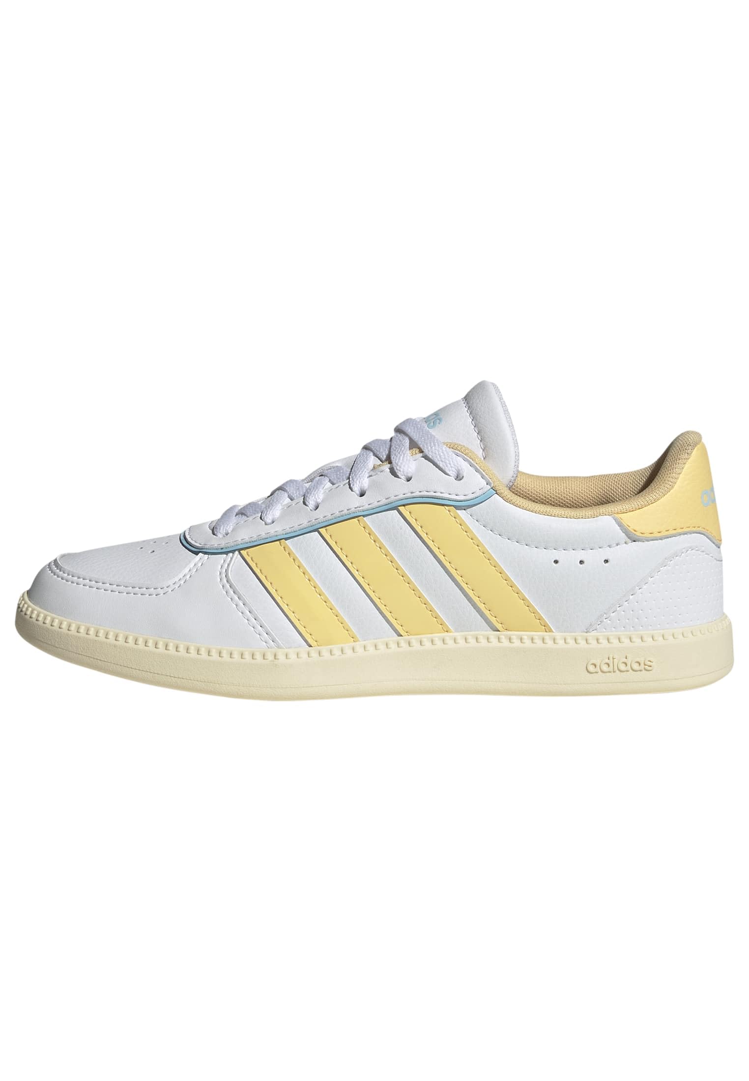 adidas Unisex Kids BREAKNET Sleek Shoes Junior, FTWR White/Ice Tangerine/Icey Blue, 3 UK
