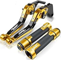 Vista 3 de LIBEIBEI Motorcycle levers Fit for Yamaha XT660XRZ XT660X XT660R XT660Z 2004-2017 Motorcycle Adjustable Folding Brake Clutch Lever Handle Grips End