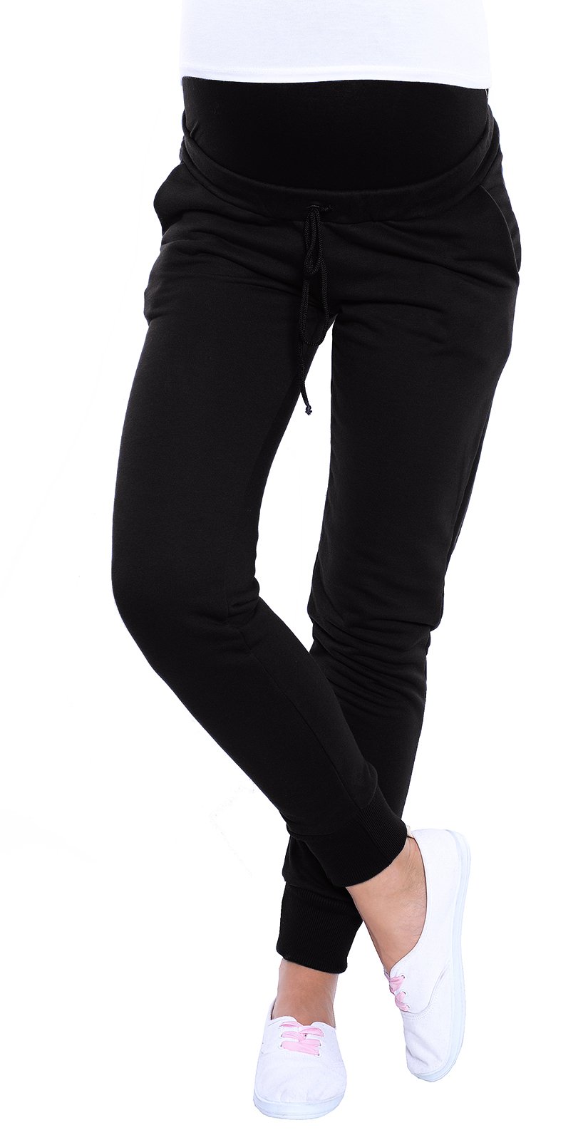 Mija - Pantaloni da Gravidanza Casual con Pannello sul Ventre Abbigliamento Premaman 4060
