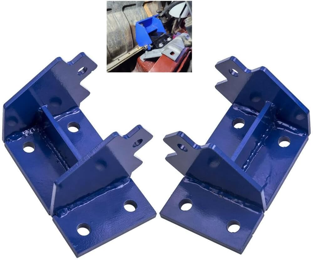 Motor Mount Conversion Swap Kit Compatible with 1973-1991 Chevy Suburban 6BT Cummins Engine,for Chevrolet C10 C20 C30 K10 K20, for GMC C1500 C3500 4.1L 4.8L 5.0L 5.7L 6.2L 6.6L 7.4L Engine