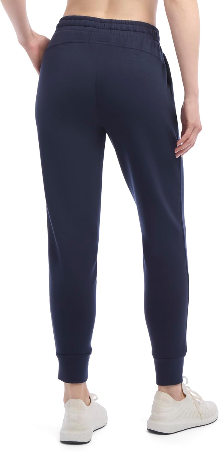 Danskin Womens Fleece Luxe Double Knit Jogger Sweatpants - Image 2